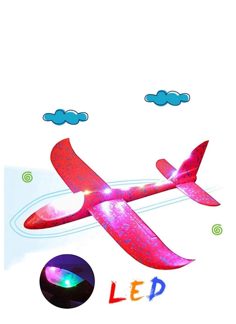 Generic Inertia Glider Foam Toy/Hand Throw Launcher Toy - Model L, (Red)  - Image 1