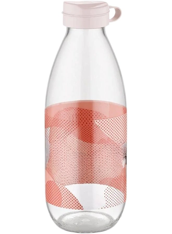 زجاجة مياه زجاجية (100 مل) زجاجات حليب شفافة خالية من مادة BPA، زجاجة مياه مانعة للتسرب وقابلة لإعادة الاستخدام، زجاجة عصير مثالية للصالة الرياضية والتخييم والرياضة