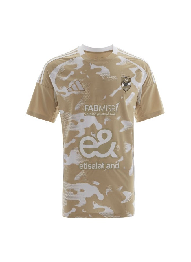 Adidas Adidas Al Ahly Third Jersey Men Beige Football Jerseys For Men Xs  - Image 2