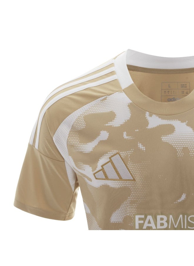 Adidas Adidas Al Ahly Third Jersey Men Beige Football Jerseys For Men Xs  - Image 4