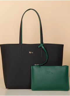 LACOSTE Women's Anna Reversible Bicolour Tote Bag, NF2142AA Shopping Bag for Women  - Image 1