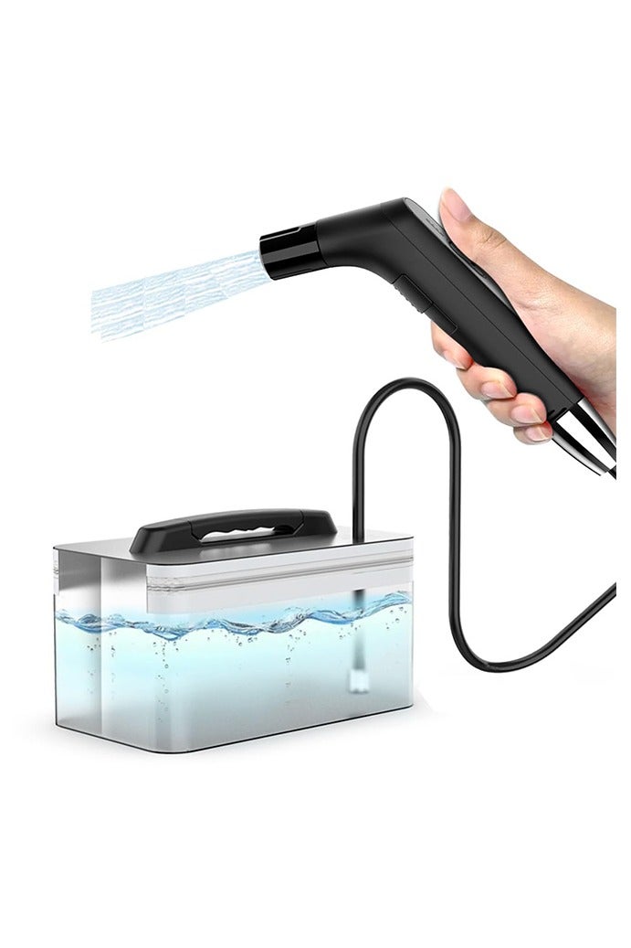 Aijmil Portable rechargeable bidet for travel, camping and hiking with a 2.3L water tank  - Image 1