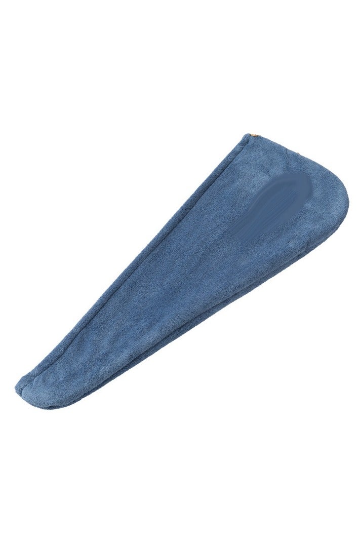 مناشف تجفيف الشعر من الألياف الدقيقة، عبوة من 3 قطع، منشفة ناعمة وسريعة الجفاف من الألياف الدقيقة مع تطريز للنساء - الألوان: أزرق، وردي، أرجواني - Image 3