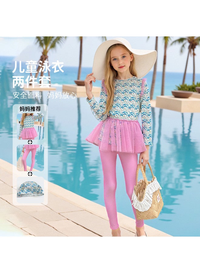 Bumblebee Girl's High-quality Swimsuit Set Summer 2025 New Collection Cute Style Vacation Swimwear For Girls - Image 2