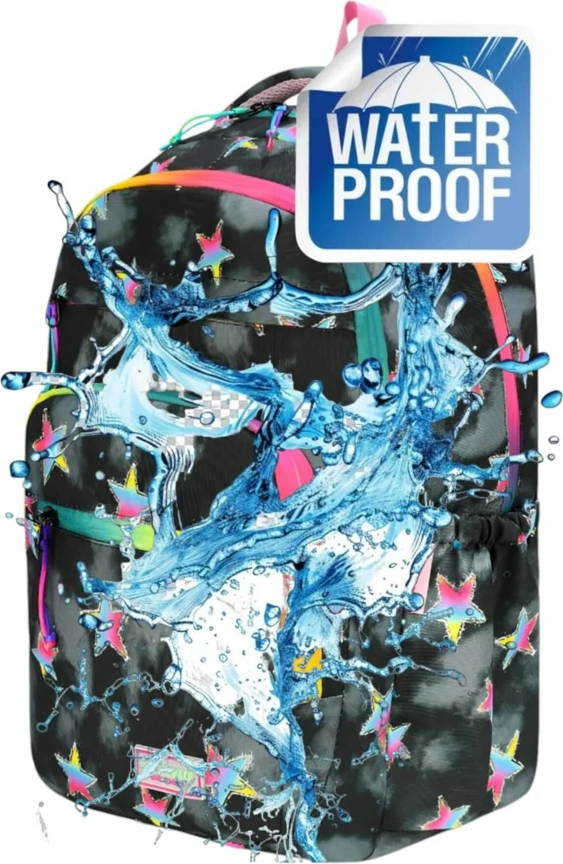 تيزجيلسين Waterproof Multi-Compartment Daily Backpack School Bag