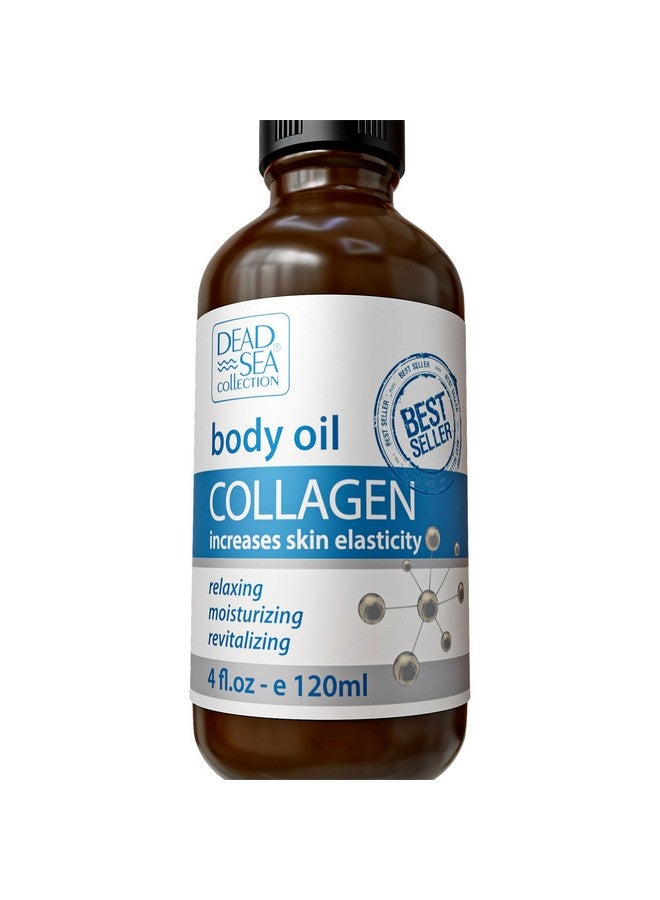 Dead Sea Collection Ead Sea Collection Body Oil For Dry Skin Collagen & Vitamin E A D Moisturizing Oil Antiaging And Skin Elasticity Support (4 Fl.Oz) - Image 1