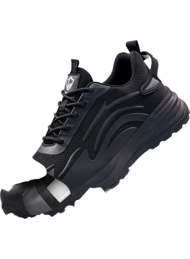 Blue Gull Shield Blue Owl Shield Safety Shoes For Men, Ultra-Light Breathable Steel Toe Cap Puncture-Resistant Safety Work Site Functional Shoes D211-1 Size 40 - Image 2