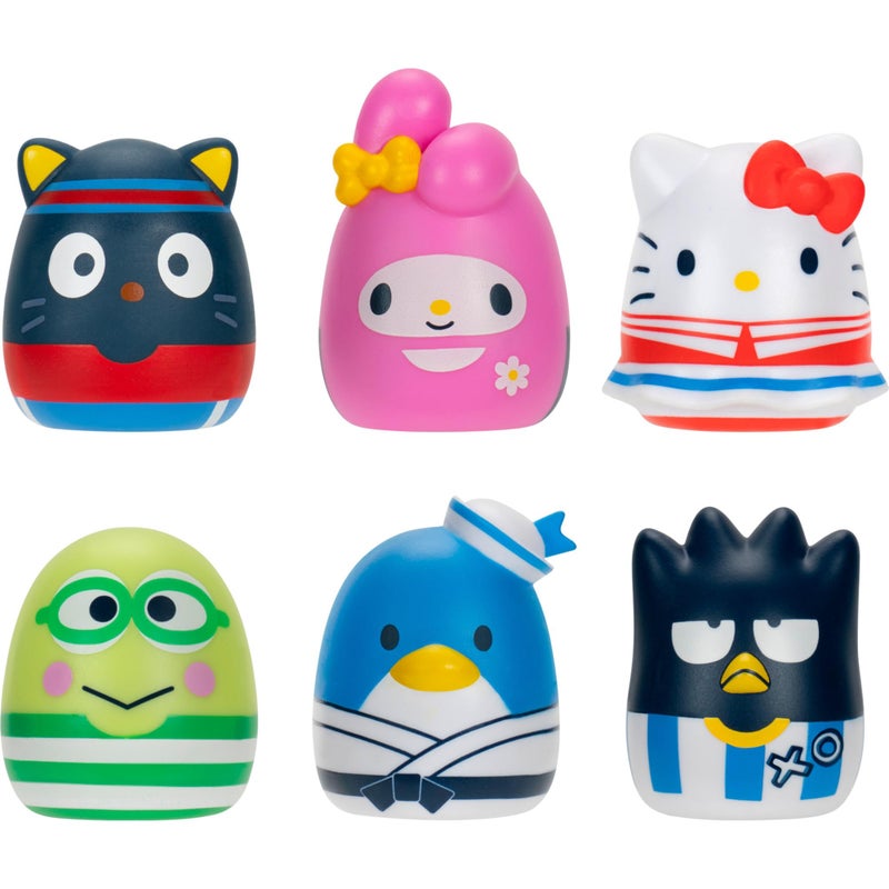 Squish-a-longs Hello Kitty and Friends Cute Sports Mini-Squish + Accessory 6-Pack - Image 2