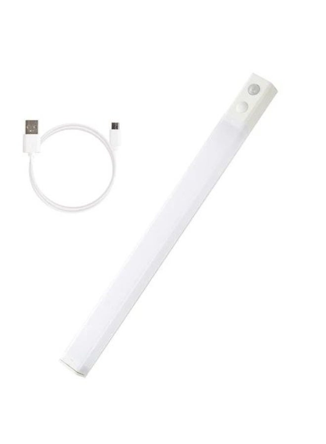 مصباح LED بحساس حركة يعمل بالبطاريات - كشاف مغناطيسي قابل للتعليق للخزائن والسلالم - طول 30 سم - Image 1