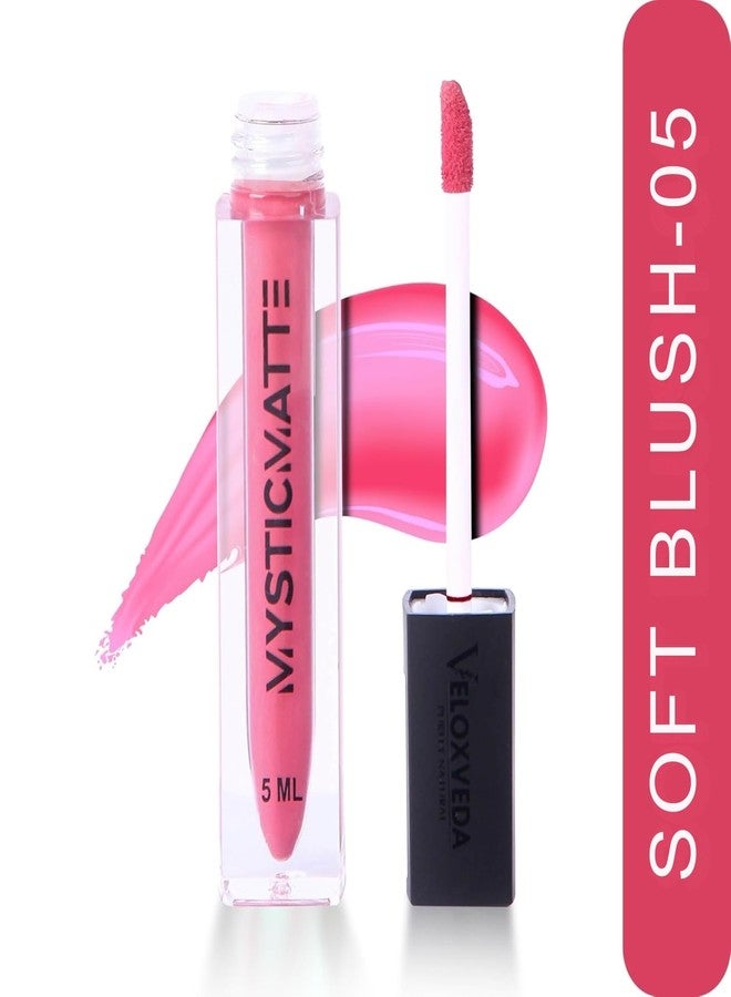 Veloxveda Everyday Essentials Duo: Mystic Matte Lipstick Set (Shades 05 & 02) - Natural Pink & Terracotta Nude Lip Colors for Office & College - Image 2