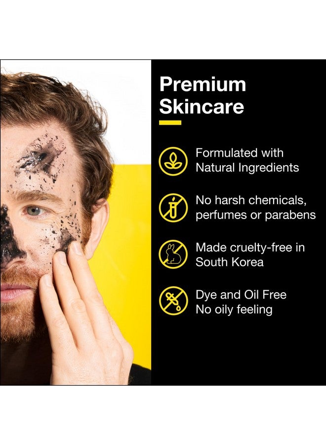 LUMIN Charcoal Scrub Deep Detox For Men Face Cleanser For Men Pre Shave Scrub A Charcoal Face Exfoliator That Refreshes & Rejuvenates The Skin Suitable For All Skin Types 30Ml 1Pack - Image 3