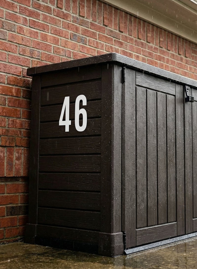 20 قطعة أرقام صندوق البريد العاكسة للخارج 4 بوصة ملصقات رقمية ذاتية اللصق مقاومة للماء مناسبة للافتات أبواب صناديق القمامة عنوان المنزل سهلة التطبيق ومتينة - Image 5