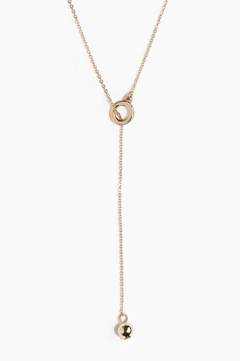 H&M Y-shaped necklace