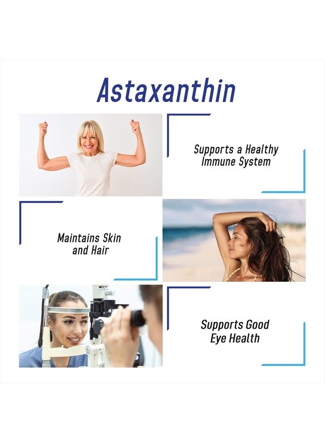 We Like Vitamins Astaxanthin 10mg Softgel - 180 Soft gels - Astaxanthin Supplement 6 Month Supply Antioxidant Helps Support Exercise Recovery, Eye, Joint, Skin Health - Image 3