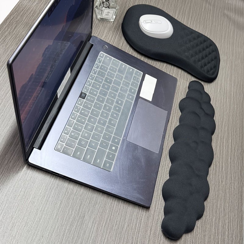 Black Cloud Shaped Wrist Pad Memory Foam Keyboard Support for Home Office - Image 5