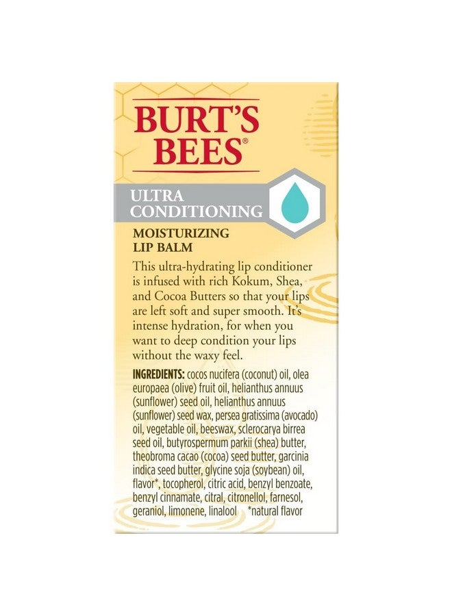 Burt's Bees Burts Bees 2 Pack Ultra Conditioning Lip Balm, 0.3 OZ - Image 2