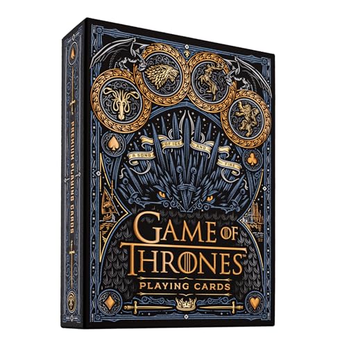theory11 Game of Thrones Playing Cards, Premium Playing Cards, Poker Size Standard Index, Luxury Playing Cards - Image 1