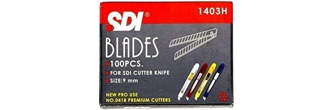 SDI The National Store SNAP Off Cutter Blades 9 mm 1403H, Pack of 100 - Image 2