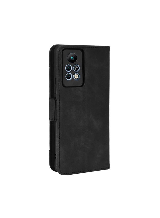 Zaboon Case For Infinix Note 11 Pro Skin Feel Calf Pattern Leather Phone Case - Image 3