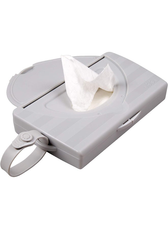 Ubbi On The Go Gray Wipe Holder Baby Gifts, Set of 2 - Image 2