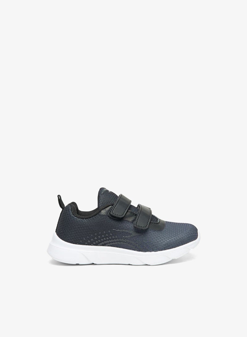 Dash Textured Sports Shoes with Hook and Loop Closure - Image 3