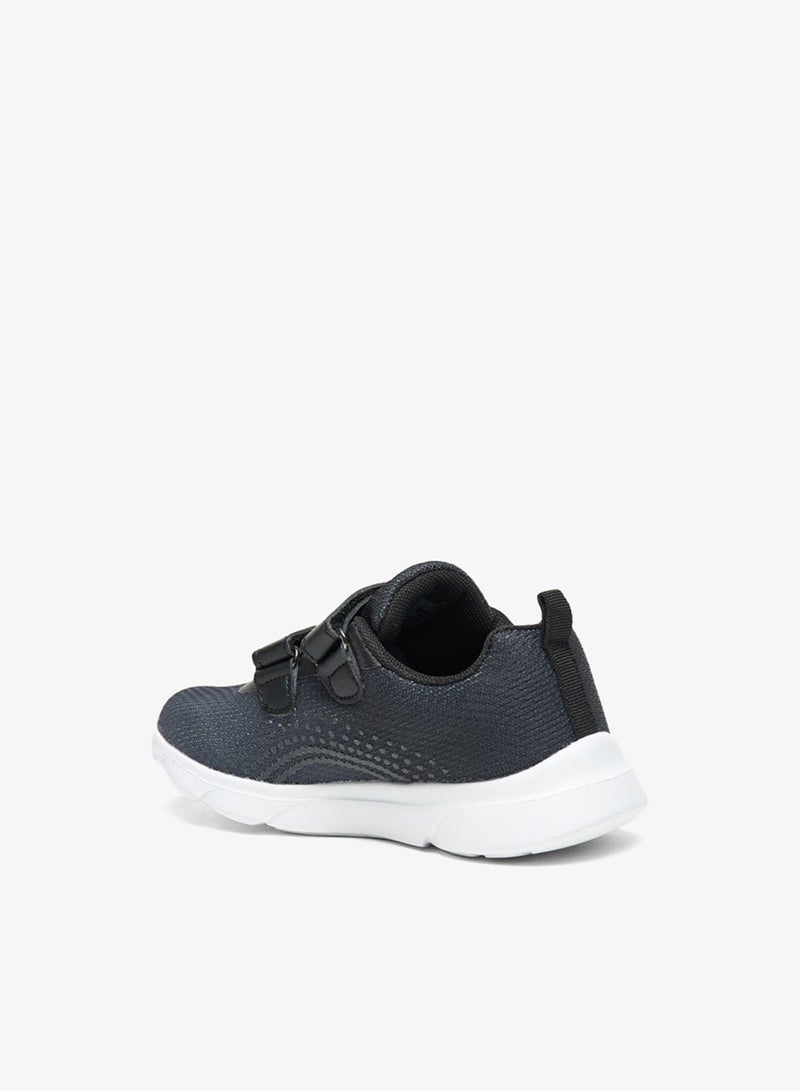 Dash Textured Sports Shoes with Hook and Loop Closure - Image 2