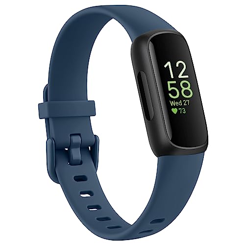 Tobfit Watch Strap Compatible with Inspire 3 (Watch Not Included), Removable Soft Belts for Fitbit Inspire 3 Wristband, Smartwatch Band for Men & Women (Deep Blue) - Image 2