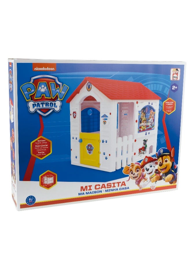 Chicos Paw Patrol House Boy Playhouse | Indoor & Outdoor Playhouse for Kids | Official Paw Patrol Theme | Durable Plastic with Doors & Windows | Pretend Play Toy | Age 2+ - Image 4
