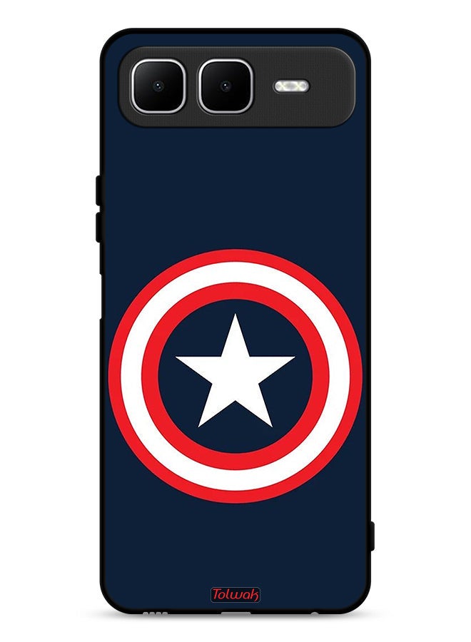 Tolwak Infinix Smart 10 Plus Protective Case Cover Captain America