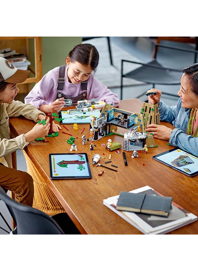 LEGO - Star Wars: A New Hope Yavin 4 Rebel Base Building Toy Set; Features A Command Room, Medal Ceremony Stage, Y-Wing Starfighter, 12 Characters And More, Fun Gift Idea For Fans Aged 8+ (1,066 Pieces) 75365 - Image 1