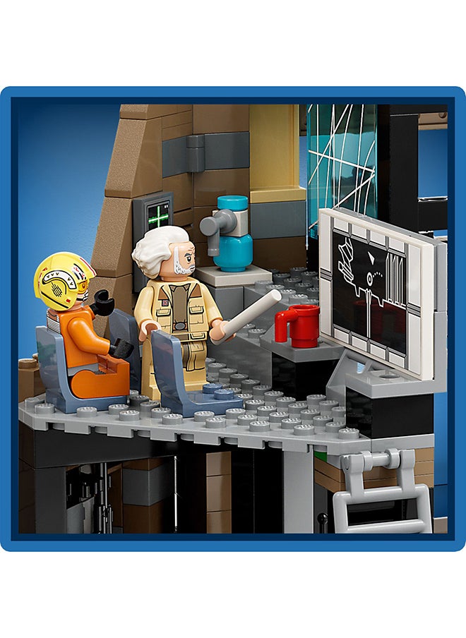 LEGO - Star Wars: A New Hope Yavin 4 Rebel Base Building Toy Set; Features A Command Room, Medal Ceremony Stage, Y-Wing Starfighter, 12 Characters And More, Fun Gift Idea For Fans Aged 8+ (1,066 Pieces) 75365 - Image 1