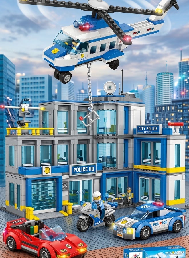 431-Piece City Police Building Blocks Set | Thrilling Adventures & Multiple Vehicles - Image 2