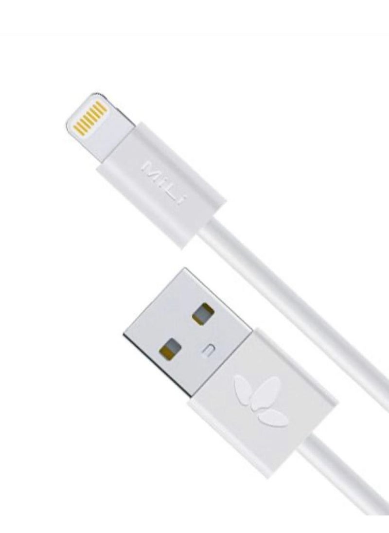 MiLi - Lightning Cable 1meter White - Image 1