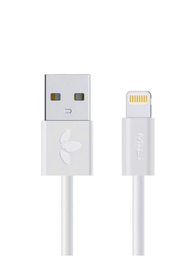 MiLi - Lightning Cable 1meter White - Image 1