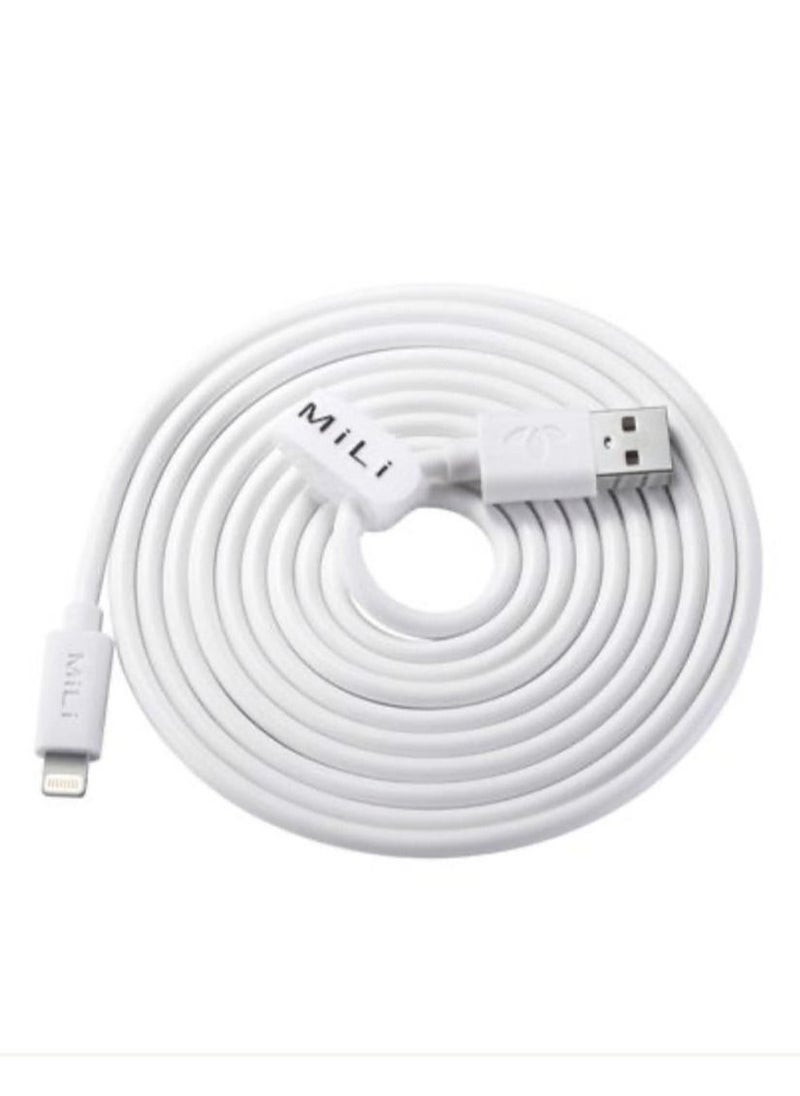 MiLi - Lightning Cable 1meter White - Image 1