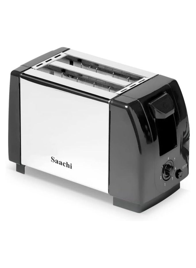 Sachi Saachi 2-Slice Toaster, Black, NL-TO-4567 - Image 3