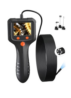 Milatech Panda Endoscope, Lighted Endoscopic Inspection Camera, Handheld IP67 Waterproof Sewer Endoscope Camera - IPS HD Screen Endoscope Portable Snake Camera with 5m Semi-rigid Cord (2.4 Inch)  - Image 1