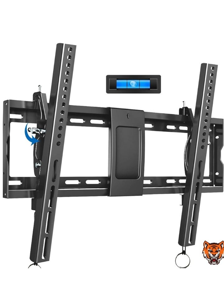 TIGER حامل تلفاز جداري منخفض الارتفاع لشاشات LED و Plasma و Flat و Curved من 32'' إلى 86''، VESA 600x400mm، يدعم حتى 165 رطل، يناسب دعامات 16''-24''، قابل للتعديل للتسوية - Image 1