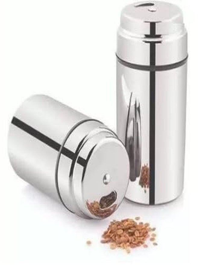 Attachh Multipurpose Stainless Steel Mukhwas Dabbi mouth freshener paan masala spice storage for travelling 200Ml Pack of 1 - Image 1