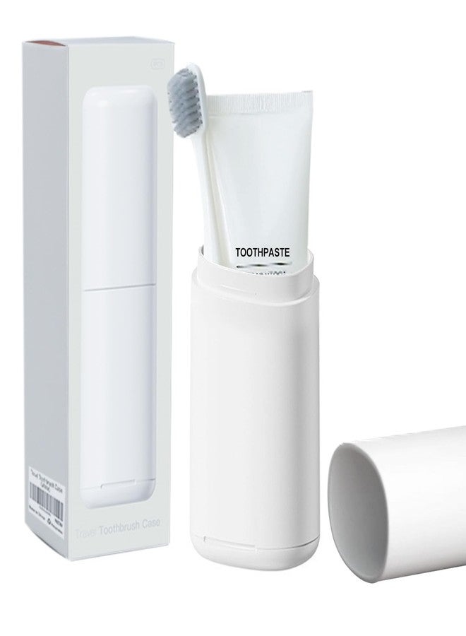 DeTii Toothbrush-Travel-Case-minimalist, Small-Toothbrush-Holder-Easy-Cleaning, Comfortable-Portable-Toothbrush Travel-Container-For-Camping-School-Trip - Image 1