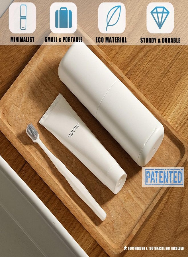 DeTii Toothbrush-Travel-Case-minimalist, Small-Toothbrush-Holder-Easy-Cleaning, Comfortable-Portable-Toothbrush Travel-Container-For-Camping-School-Trip - Image 2