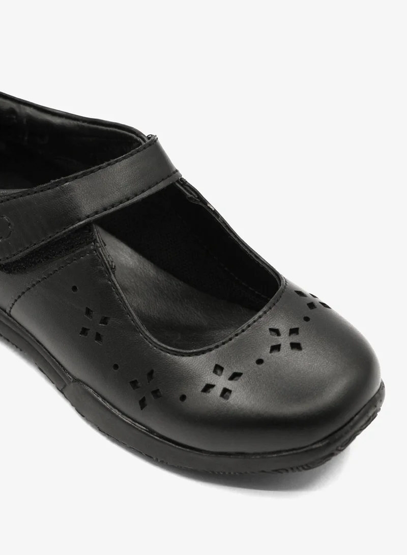 Geoomnii Black Girls School Shoes – Comfortable Black Formal Uniform Footwear for Daily Wear | Non-Slip Sole, Durable Stitching, Cushioned Insole | Back to School Essentials for Women | Best Price UAE