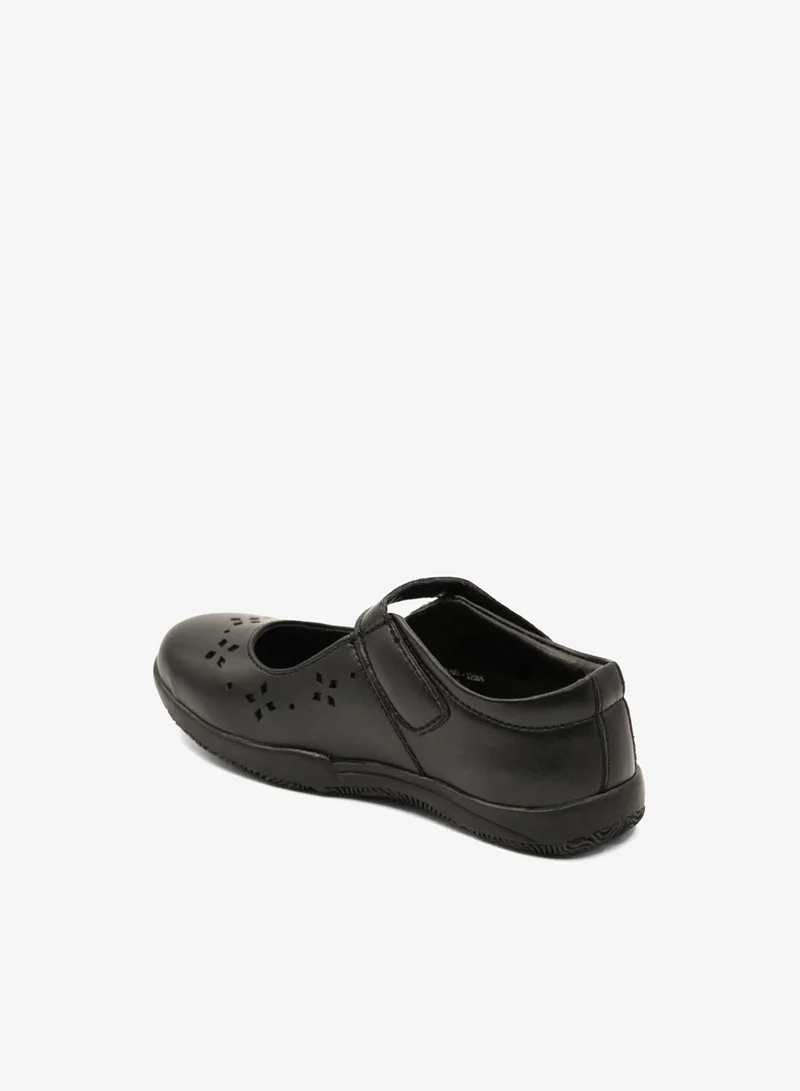 Geoomnii Black Girls School Shoes – Comfortable Black Formal Uniform Footwear for Daily Wear | Non-Slip Sole, Durable Stitching, Cushioned Insole | Back to School Essentials for Women | Best Price UAE