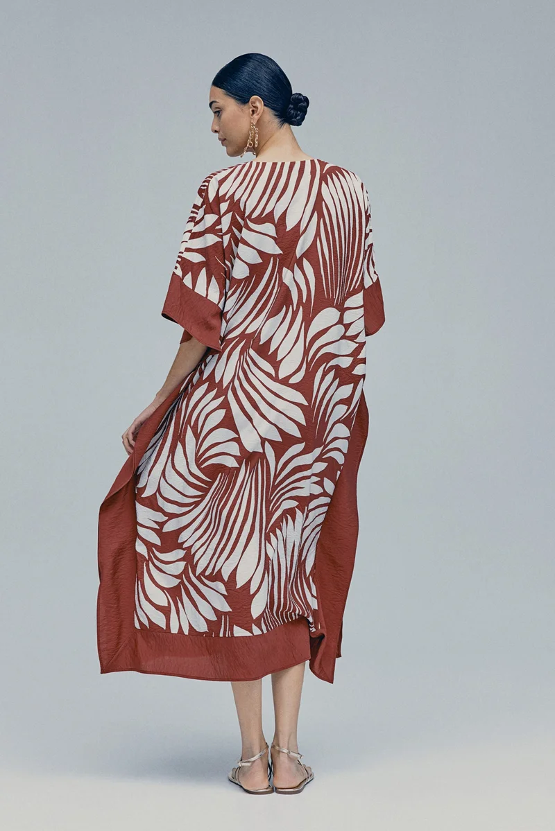 H&M Satin kaftan dress