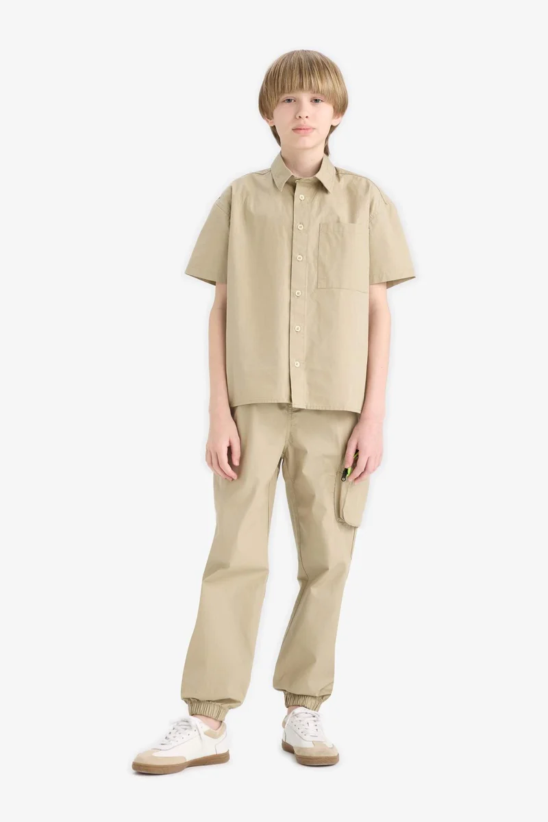 ديفاكتو Boy Jogger Leg Parachute Cargo Pants