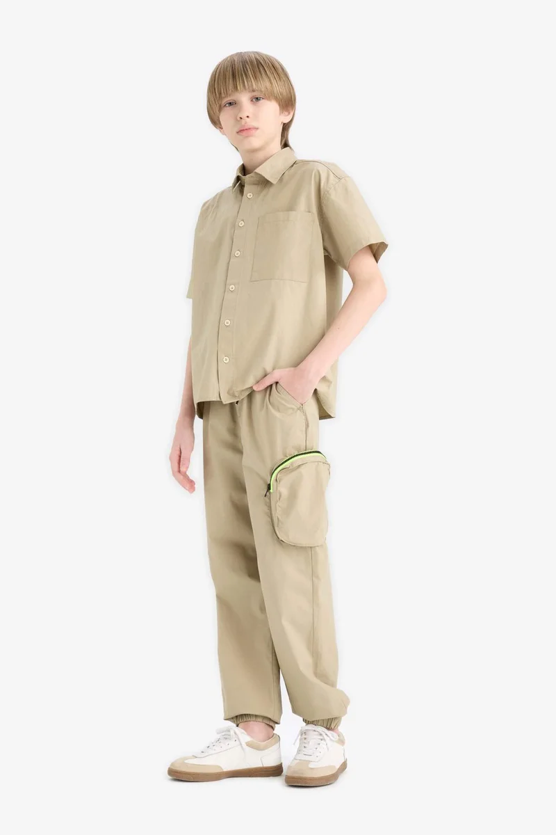 ديفاكتو Boy Jogger Leg Parachute Cargo Pants