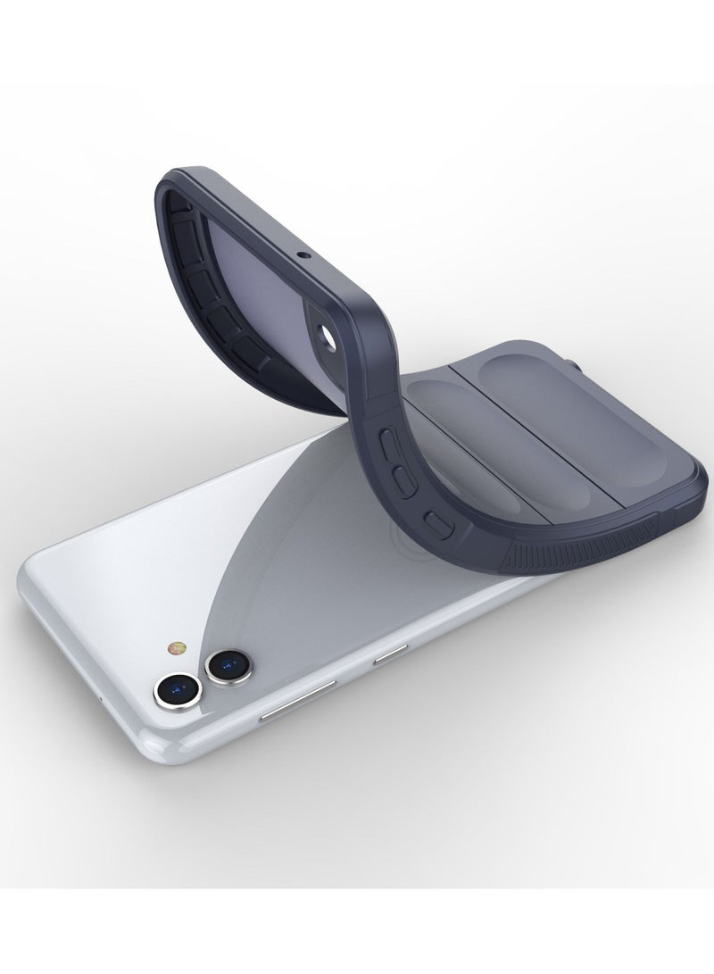 جولدن ماسك سامسونج جلاكسى اية 04 4جى (Samsung Galaxy A04 4G) جراب ماجيك كيس كفر حماية للهاتف - (ازرق داكن) - Image 3