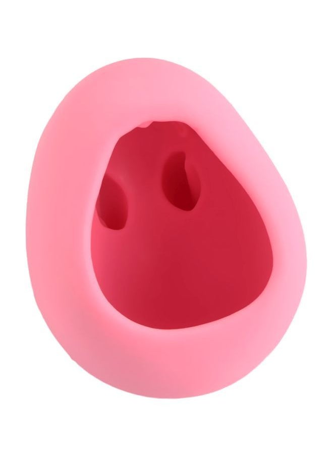 3D Rabbit Shaped Baking Mould Pink 7.5x5.8x5.5centimeter