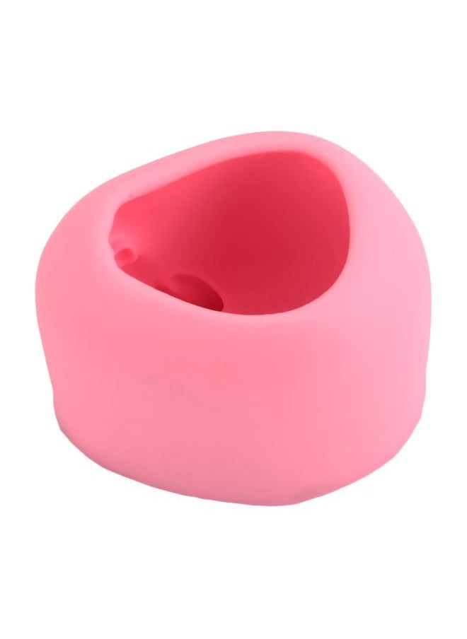 3D Rabbit Shaped Baking Mould Pink 7.5x5.8x5.5centimeter