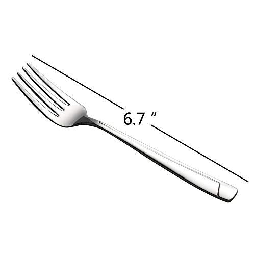 Cand Stainless Steel Dessert Forks, 6.7-Inch, 16-piece - Image 2